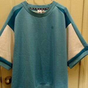 Puma Men's x TMC Hussle Way Basketball Pullover Shirt in Maui Blu